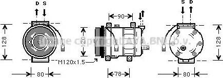 Ava Quality Cooling AL K010 - Compresseur, climatisation cwaw.fr