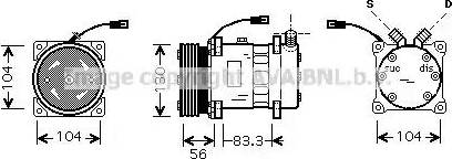 Ava Quality Cooling AL K102 - Compresseur, climatisation cwaw.fr