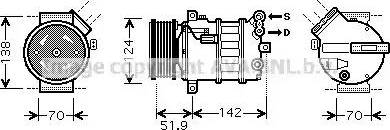 Ava Quality Cooling AL K112 - Compresseur, climatisation cwaw.fr