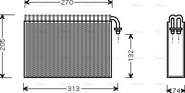 Ava Quality Cooling ALV021 - Évaporateur climatisation cwaw.fr