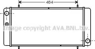 Ava Quality Cooling AU 2098 - Radiateur, refroidissement du moteur cwaw.fr