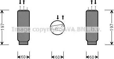 Ava Quality Cooling AU D146 - Filtre déshydratant, climatisation cwaw.fr