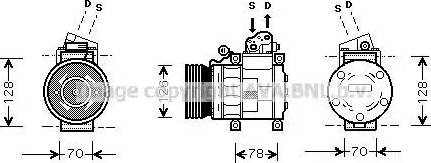 Ava Quality Cooling AU K037 - Compresseur, climatisation cwaw.fr