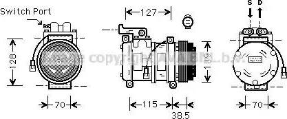 Ava Quality Cooling AU K027 - Compresseur, climatisation cwaw.fr