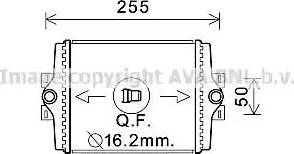 Ava Quality Cooling BW2450 - Radiateur, refroidissement du moteur cwaw.fr