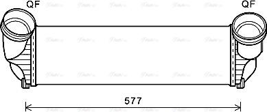 Ava Quality Cooling BWA4543 - Intercooler, échangeur cwaw.fr