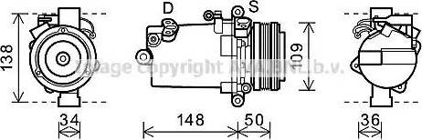 Ava Quality Cooling BWK408 - Compresseur, climatisation cwaw.fr