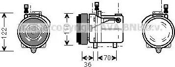 Ava Quality Cooling BW K060 - Compresseur, climatisation cwaw.fr