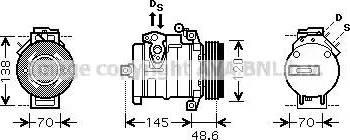 Ava Quality Cooling BW K345 - Compresseur, climatisation cwaw.fr