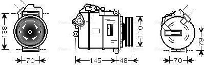 Ava Quality Cooling BWAK317 - Compresseur, climatisation cwaw.fr