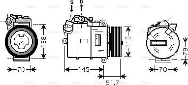 Ava Quality Cooling BWAK329 - Compresseur, climatisation cwaw.fr