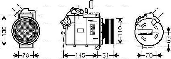 Ava Quality Cooling BW K320 - Compresseur, climatisation cwaw.fr