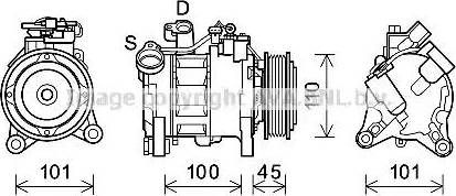 Ava Quality Cooling BWK499 - Compresseur, climatisation cwaw.fr