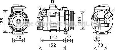 Ava Quality Cooling BWK424 - Compresseur, climatisation cwaw.fr