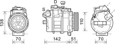 Ava Quality Cooling BWK547 - Compresseur, climatisation cwaw.fr