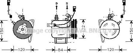 Ava Quality Cooling BW K049 - Compresseur, climatisation cwaw.fr