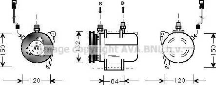 Ava Quality Cooling BW K045 - Compresseur, climatisation cwaw.fr