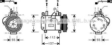 Ava Quality Cooling BW K050 - Compresseur, climatisation cwaw.fr