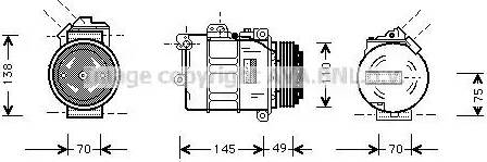 Ava Quality Cooling BW K181 - Compresseur, climatisation cwaw.fr