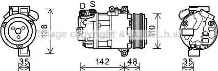 Ava Quality Cooling BWK390 - Compresseur, climatisation cwaw.fr