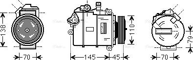 Ava Quality Cooling BWK383 - Compresseur, climatisation cwaw.fr