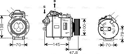 Ava Quality Cooling BW K331 - Compresseur, climatisation cwaw.fr