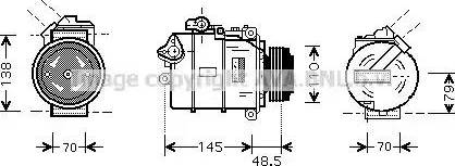 Ava Quality Cooling BW K332 - Compresseur, climatisation cwaw.fr