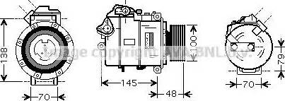 Ava Quality Cooling BW K328 - Compresseur, climatisation cwaw.fr