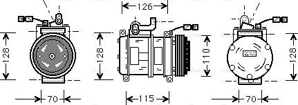 Ava Quality Cooling BW K231 - Compresseur, climatisation cwaw.fr