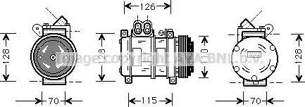 Ava Quality Cooling BW K229 - Compresseur, climatisation cwaw.fr