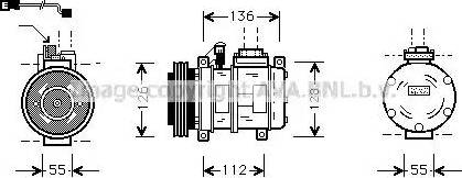 Ava Quality Cooling BW K228 - Compresseur, climatisation cwaw.fr