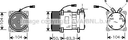 Ava Quality Cooling CLK002 - Compresseur, climatisation cwaw.fr