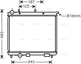 Ava Quality Cooling CN 2190 - Radiateur, refroidissement du moteur cwaw.fr