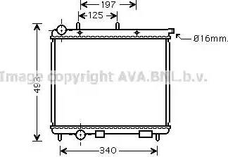 Ava Quality Cooling CNA2190 - Radiateur, refroidissement du moteur cwaw.fr