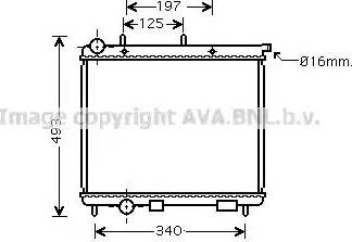 Ava Quality Cooling CN 2189 - Radiateur, refroidissement du moteur cwaw.fr