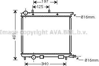 Ava Quality Cooling CNA2188 - Radiateur, refroidissement du moteur cwaw.fr