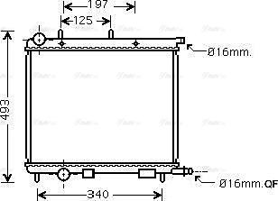 Ava Quality Cooling CN 2188 - Radiateur, refroidissement du moteur cwaw.fr