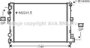 Magneti Marelli 350213102600 - Radiateur, refroidissement du moteur cwaw.fr