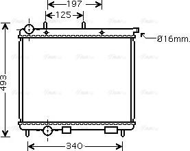 Ava Quality Cooling CNA2189 - Radiateur, refroidissement du moteur cwaw.fr