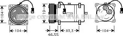 Ava Quality Cooling CN K161 - Compresseur, climatisation cwaw.fr