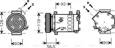 Ava Quality Cooling CNAK242 - Compresseur, climatisation cwaw.fr