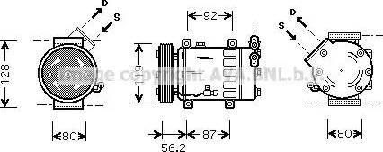 Ava Quality Cooling CN K214 - Compresseur, climatisation cwaw.fr