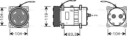 Ava Quality Cooling CN K176 - Compresseur, climatisation cwaw.fr