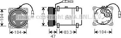 Ava Quality Cooling CN K178 - Compresseur, climatisation cwaw.fr