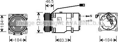 Ava Quality Cooling CN K257 - Compresseur, climatisation cwaw.fr