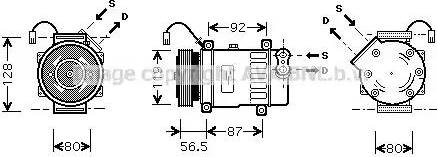 Ava Quality Cooling CN K207 - Compresseur, climatisation cwaw.fr