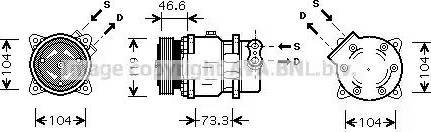 Ava Quality Cooling CN K218 - Compresseur, climatisation cwaw.fr