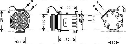 Ava Quality Cooling CN K217 - Compresseur, climatisation cwaw.fr