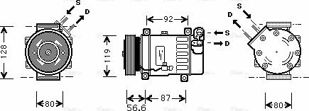 Ava Quality Cooling CN K238 - Compresseur, climatisation cwaw.fr