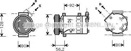 Ava Quality Cooling CN K237 - Compresseur, climatisation cwaw.fr